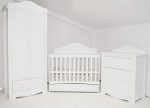 Patut bebe din lemn multifunctional Vittoria Azura + Saltea Cocos - MAMO-TATO - Image 4