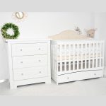 Patut bebe din lemn multifunctional Vittoria Beige - MAMO-TATO