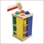 Melissa&Doug - Turnul din lemn cu ciocan si bile - imagine 2