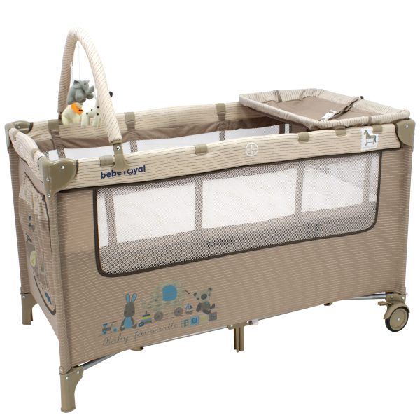 PATUT PLIABIL 2 NIVELE SI ACCESORII BEBE ROYAL 201/02