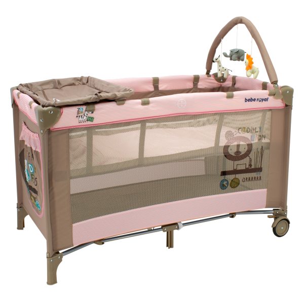 PATUT PLIABIL 2 NIVELE SI ACCESORII BEBE ROYAL 202/03