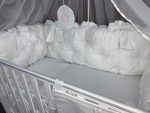 PEPPIbambini - Lenjerie patut 11 piese ROYAL White - imagine 2