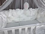 PEPPIbambini - Lenjerie patut 11 piese ROYAL White - imagine 3