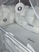 PEPPIbambini - Lenjerie patut 11 piese ROYAL White - imagine 3