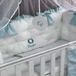 PEPPIbambini - Lenjerie patut 11 piese ROYAL White Mint