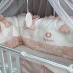 PEPPIbambini - Lenjerie patut 11 piese ROYAL White Somon