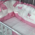 PEPPIbambini - Lenjerie patut 11 piese ROYAL White Pink