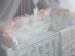 PEPPIbambini - Lenjerie patut 11 piese ROYAL White Somon - imagine 3