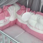 PEPPIbambini - Lenjerie patut 11 piese ROYAL White Pink