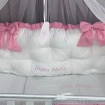 PEPPIbambini - Lenjerie patut 11 piese ROYAL White Pink