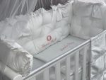 PEPPIbambini - Lenjerie patut 11 piese ROYAL White - imagine 3