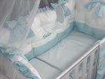 PEPPIbambini - Lenjerie patut 11 piese ROYAL White Mint - imagine 4