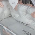 PEPPIbambini - Lenjerie patut 11 piese ROYAL White Somon