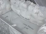 PEPPIbambini - Lenjerie patut 11 piese ROYAL White - imagine 2