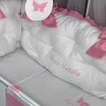PEPPIbambini - Lenjerie patut 11 piese ROYAL White Pink