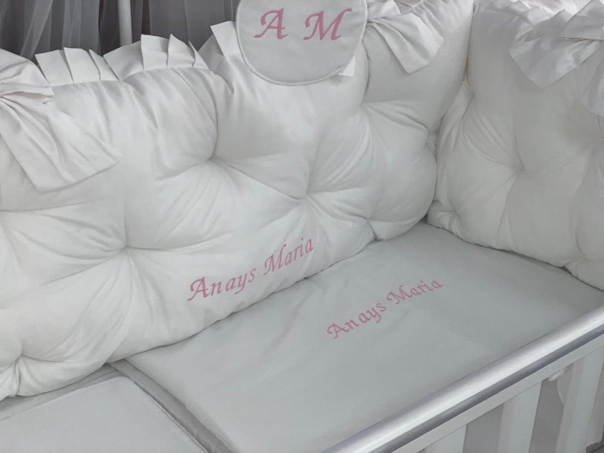 PEPPIbambini - Lenjerie patut 11 piese ROYAL White - imagine 3