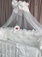 PEPPIbambini - Lenjerie patut 11 piese ROYAL White - imagine 4