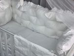 PEPPIbambini - Lenjerie patut 11 piese ROYAL White - imagine 3
