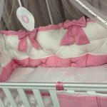 PEPPIbambini - Lenjerie patut 11 piese ROYAL White Pink