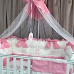 PEPPIbambini - Lenjerie patut 11 piese ROYAL White Pink