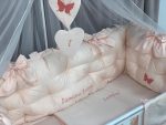 PEPPIbambini - Lenjerie patut 11 piese ROYAL Somon - imagine 3
