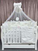 PEPPIbambini - Lenjerie patut 11 piese ROYAL White - imagine 4