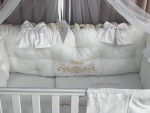 PEPPIbambini - Lenjerie patut 11 piese ROYAL White - imagine 2