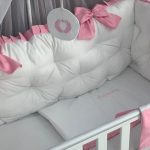 PEPPIbambini - Lenjerie patut 11 piese ROYAL White Pink