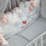 PEPPIbambini - Lenjerie patut 11 piese ROYAL White Somon