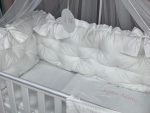 PEPPIbambini - Lenjerie patut 11 piese ROYAL White - imagine 3