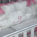 PEPPIbambini - Lenjerie patut 11 piese ROYAL White Pink
