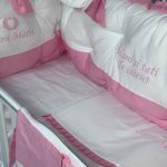 PEPPIbambini - Lenjerie patut 11 piese ROYAL White Pink