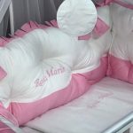 PEPPIbambini - Lenjerie patut 11 piese ROYAL White Pink