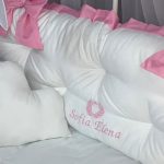 PEPPIbambini - Lenjerie patut 11 piese ROYAL White Pink