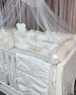 PEPPIbambini - Lenjerie patut 11 piese ROYAL White - imagine 2