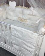 PEPPIbambini - Lenjerie patut 11 piese ROYAL White - imagine 3