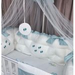 PEPPIbambini - Lenjerie patut 11 piese ROYAL White Mint