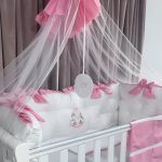 PEPPIbambini - Lenjerie patut 11 piese ROYAL White Pink