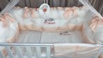 PEPPIbambini - Lenjerie patut 11 piese ROYAL White Somon - imagine 2