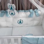 PEPPIbambini - Lenjerie patut 11 piese ROYAL White Mint
