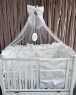 PEPPIbambini - Lenjerie patut 11 piese ROYAL White - imagine 2