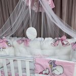 PEPPIbambini - Lenjerie patut 11 piese ROYAL Kitty Pink