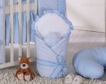 MAMO-TATO - Lenjerie patut 14 piese 120x60 Ursulet si Iepuras Albastru - imagine 4