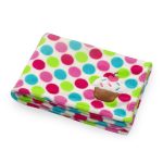 Paturica microfibra pentru bebelusi Cupcake