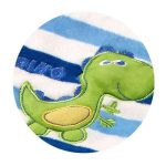 Paturica microfibra pentru bebelusi Dino - imagine 2