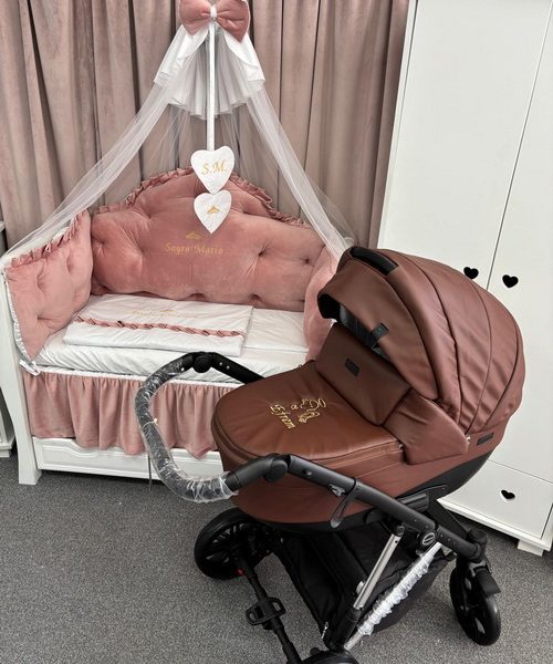 Personalizare Carucior 3 in 1 (doar scrisul fara Carucior) Lexxo Brown