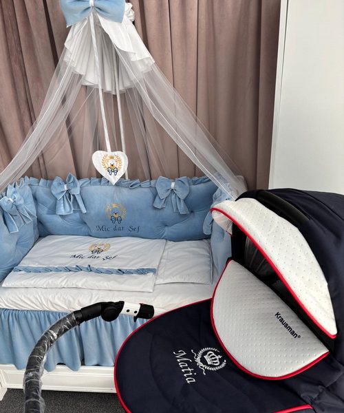 Personalizare Carucior 3 in 1 Poema Navy Landou