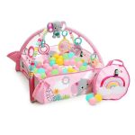 Bright Starts - Salteluta de activitati 5 in 1 Gym & Ball Pit Rainbow Tropics