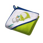 Prosop de baie cu gluga 76x76 cm Hooded Towel Green