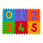 Puzzle Cifre - covoras din spuma 6 buc